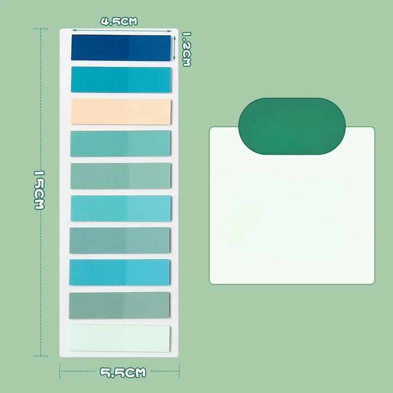 Notas adhesivas retro fluorescentes PET con índice de color Morandi - imagen 5