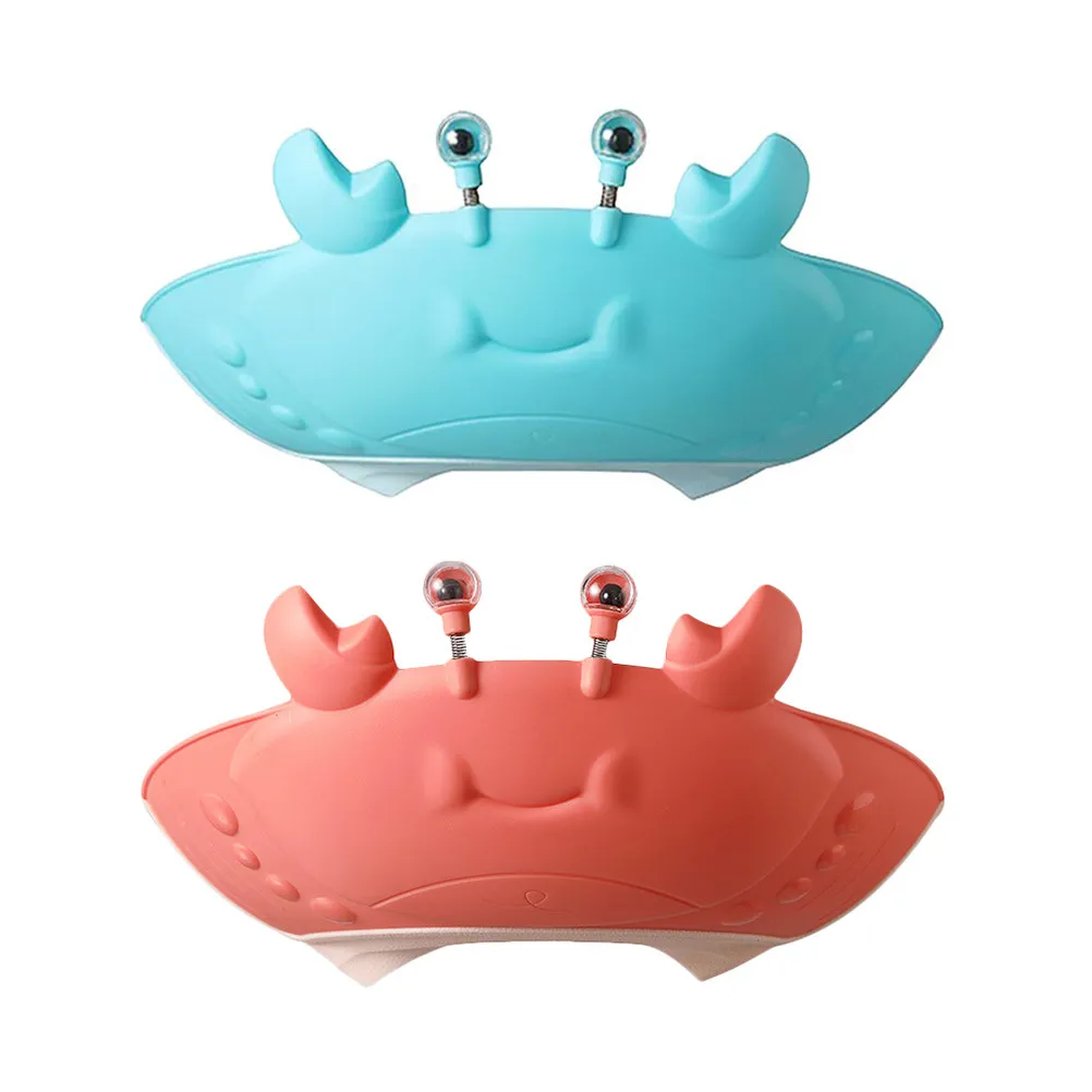 Gorro de silicona para lavar el pelo infantil ajustable cangrejo