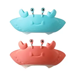 Gorro de silicona para lavar el pelo infantil ajustable cangrejo
