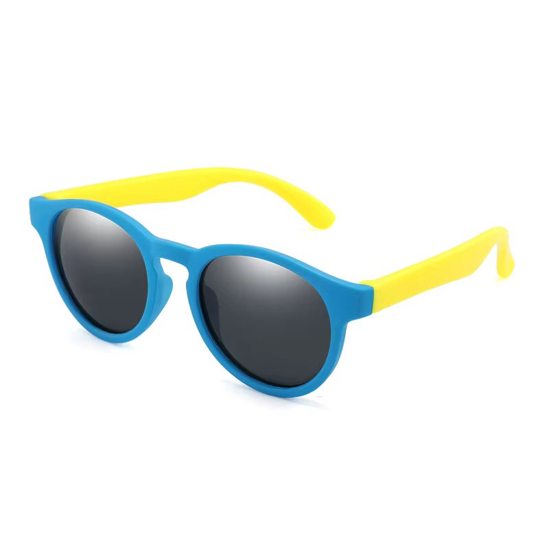 Gafas de sol para niños de silicona polarizadas, redondas - imagen 3