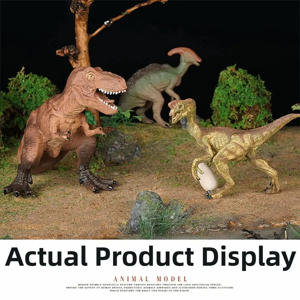 Dinosaurio azul detalle realista