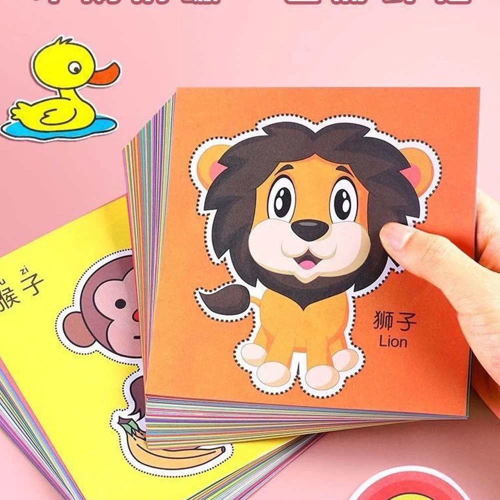 Libro de recortes infantil con animales, frutas y verduras - imagen 5