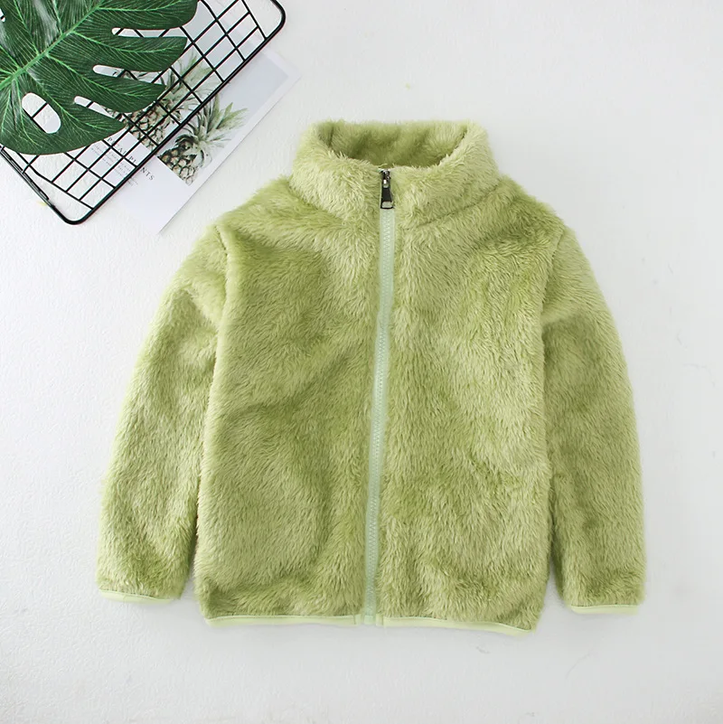 Abrigo polar de invierno acolchado doble cara para bebés y niños - imagen 4