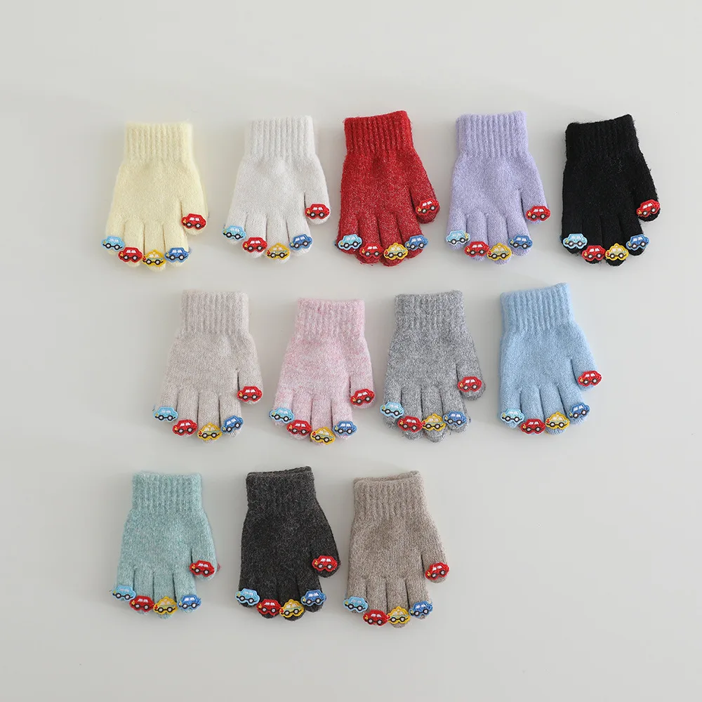 Tejido de punto peludo suave para manoplas infantiles