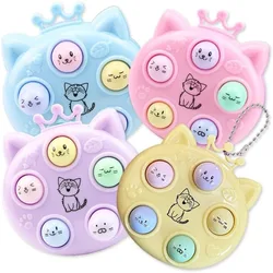 Juego sensorial Aplasta al topo tipo llavero antiestrés para niños