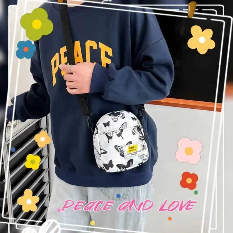 Mochila bandolera infantil mariposas mini para juguetes al aire libre - imagen 3
