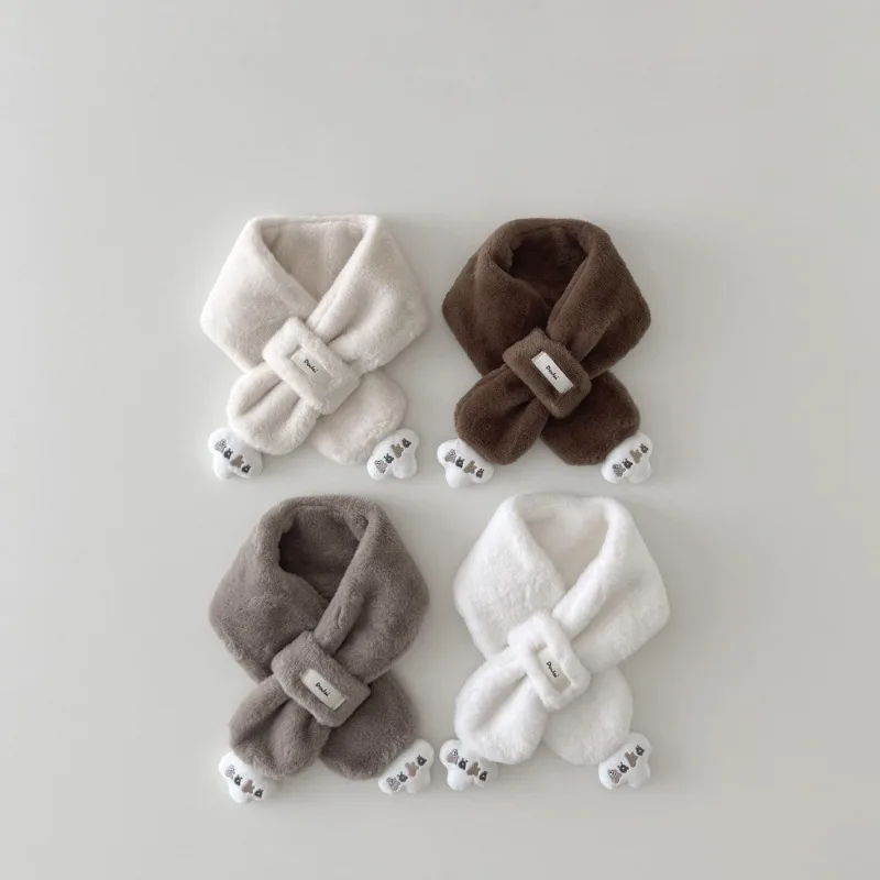 Bufanda invierno niños térmica suave para bebés – Protector de cuello