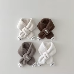Bufanda invierno niños térmica suave para bebés – Protector de cuello