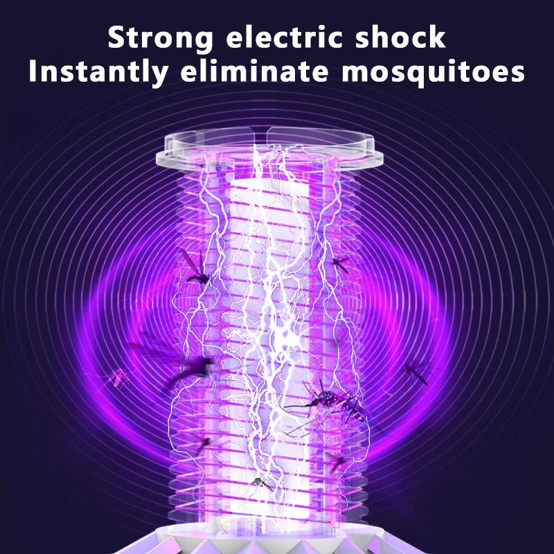 Lámpara antimosquitos eléctrica portátil USB para exterior e interior - imagen 2