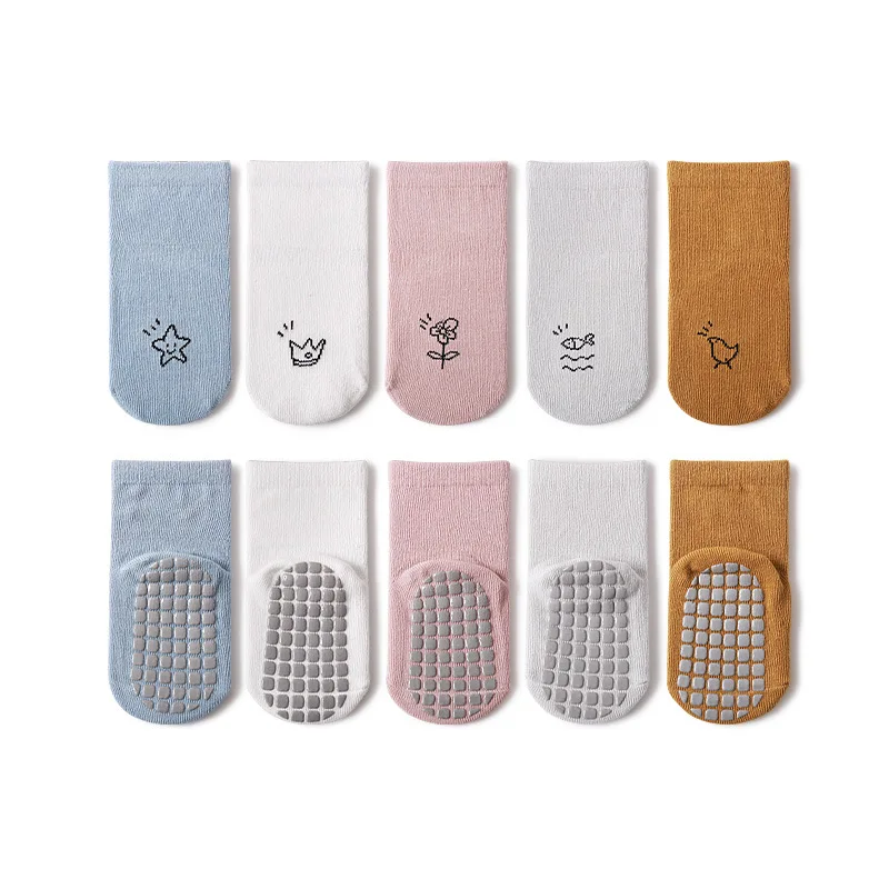 Calcetines antideslizantes de algodón para bebé y niño - imagen 2