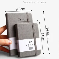 Cuaderno mini de 96 hojas para niños – Bloc escolar portable para notas diarias