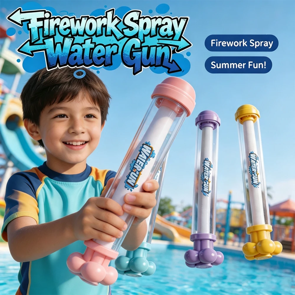 Pistola de agua con luces y efectos para niños de verano