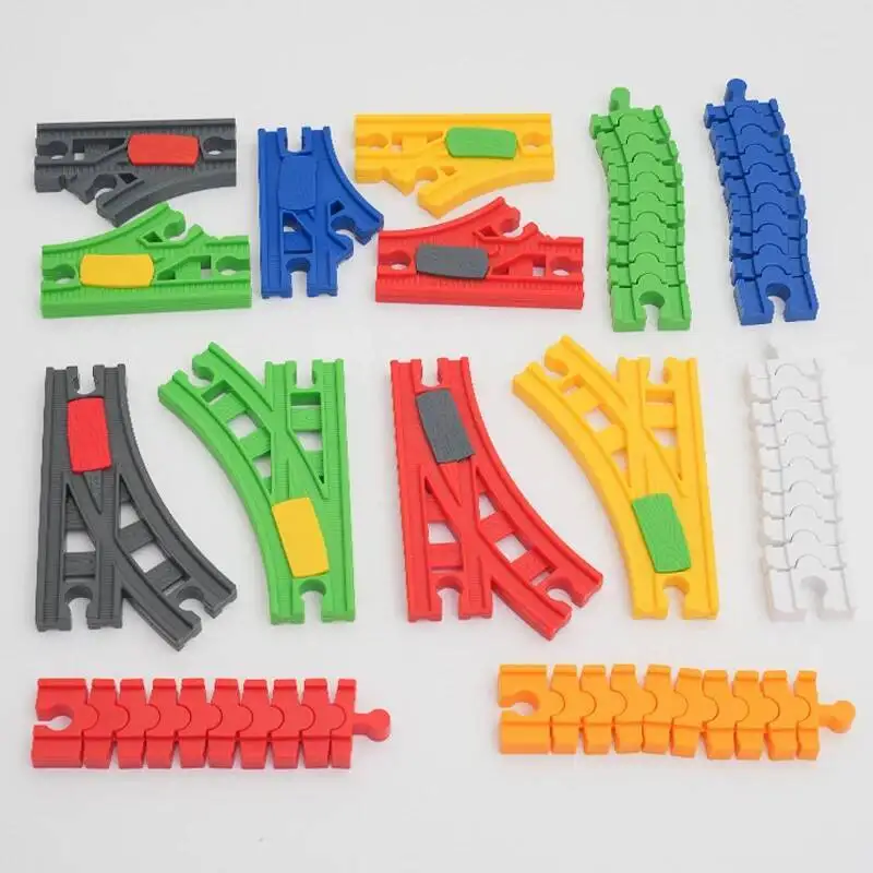Pistas de tren transformables plástico – Compatibles con todas marcas - imagen 2