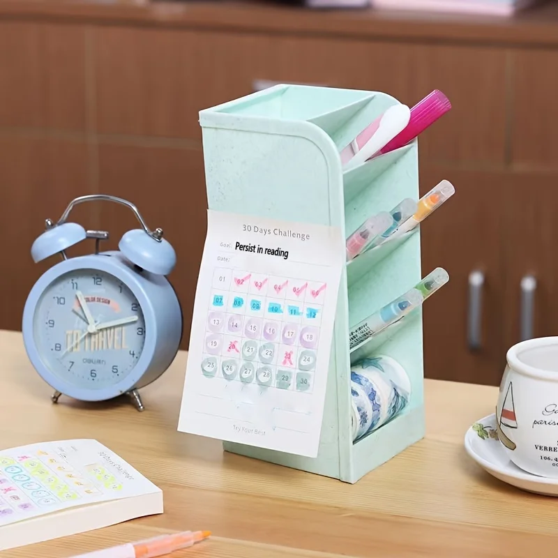 Planificador de hábitos minimalista autoadhesivo con calendario - imagen 5