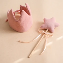 Conjunto de fiesta infantil con sombrero, diadema con corona y varita