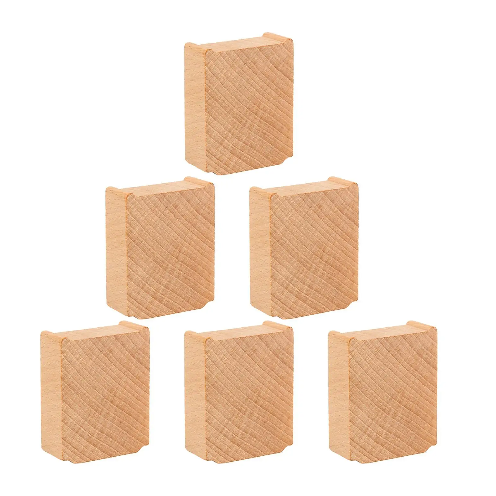 Elevadores de vía ferroviaria de madera para tren de juguete
