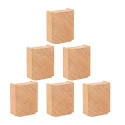 Elevadores de vía ferroviaria de madera para tren de juguete