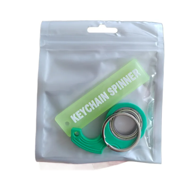 Llavero antiestrés Karambit spinner luminoso para llaves - imagen 3
