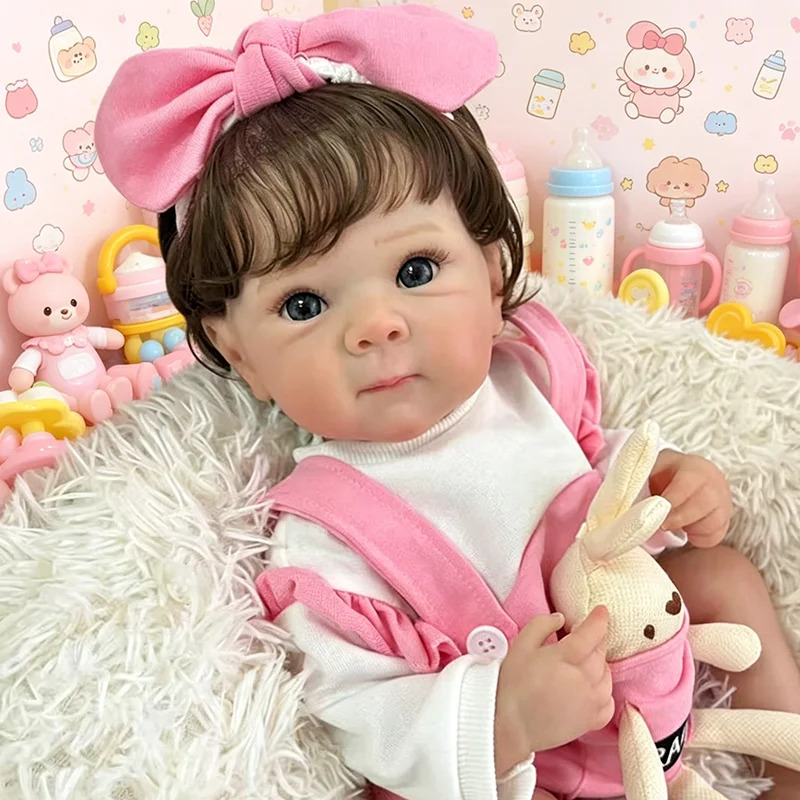Muñeca reborn Bettie con cuerpo completo de vinilo realista - imagen 3