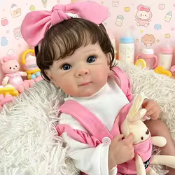 Muñeca reborn Bettie con cuerpo completo de vinilo realista