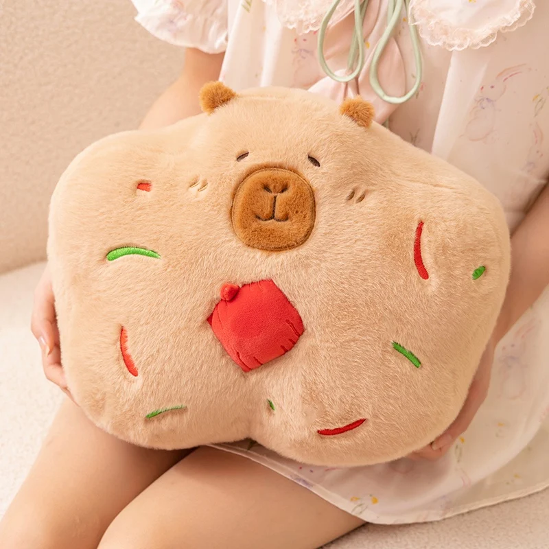 Almohada navideña capibara con relleno pan de jengibre - imagen 2