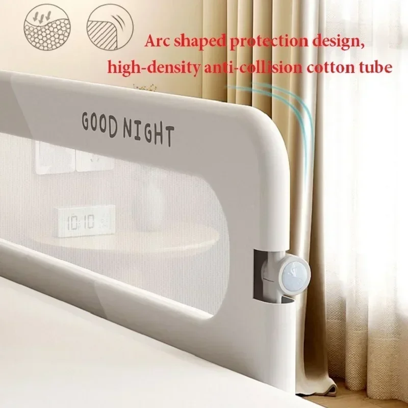 IMBABY Barandilla de cama plegable y ajustable para niños - imagen 2