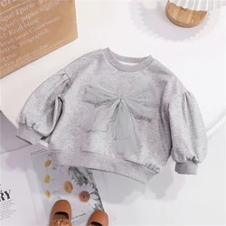 Jersey con pajarita de algodón para niño – Primavera y otoño