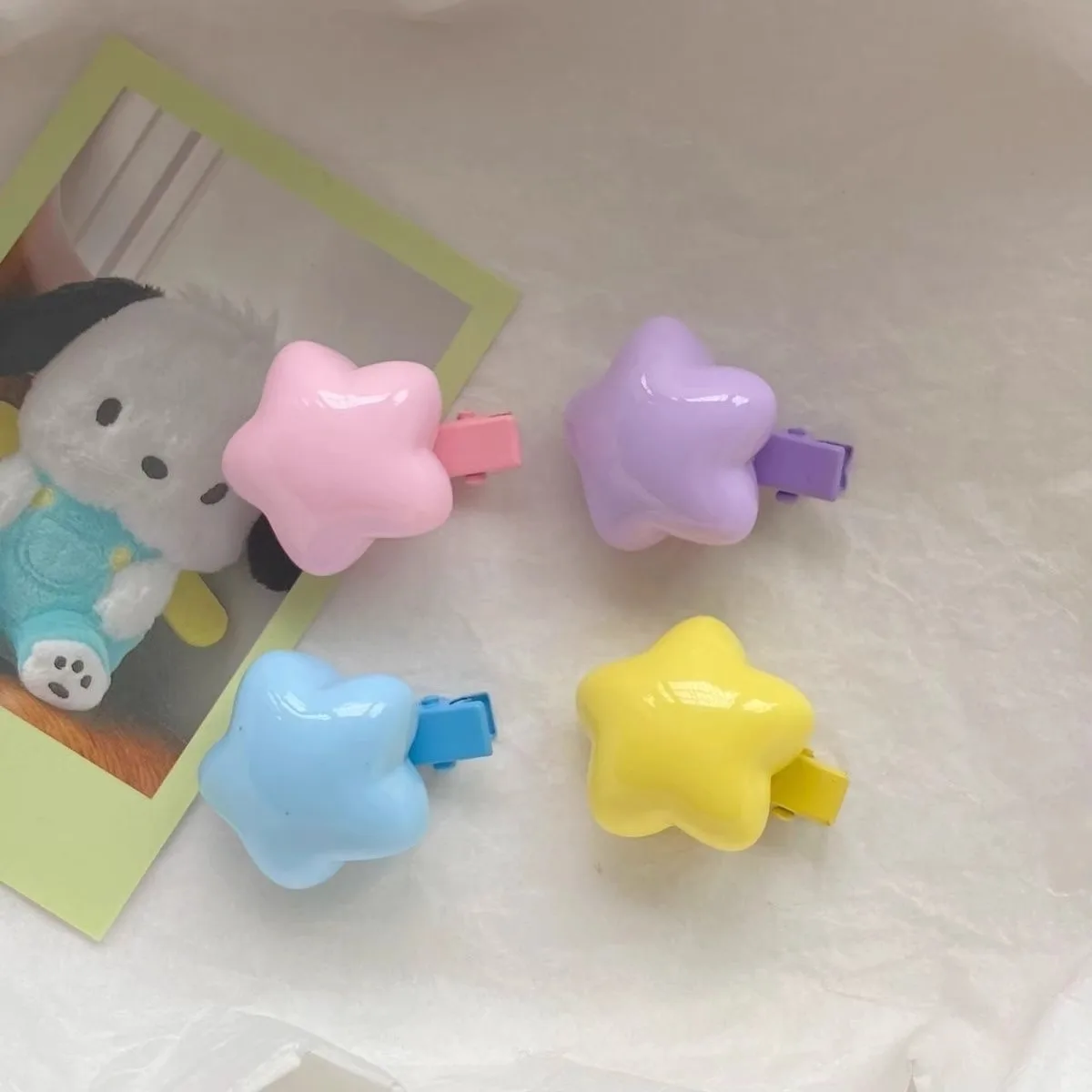 Clips para el pelo con flequillo y estilo dulce para niñas - imagen 4