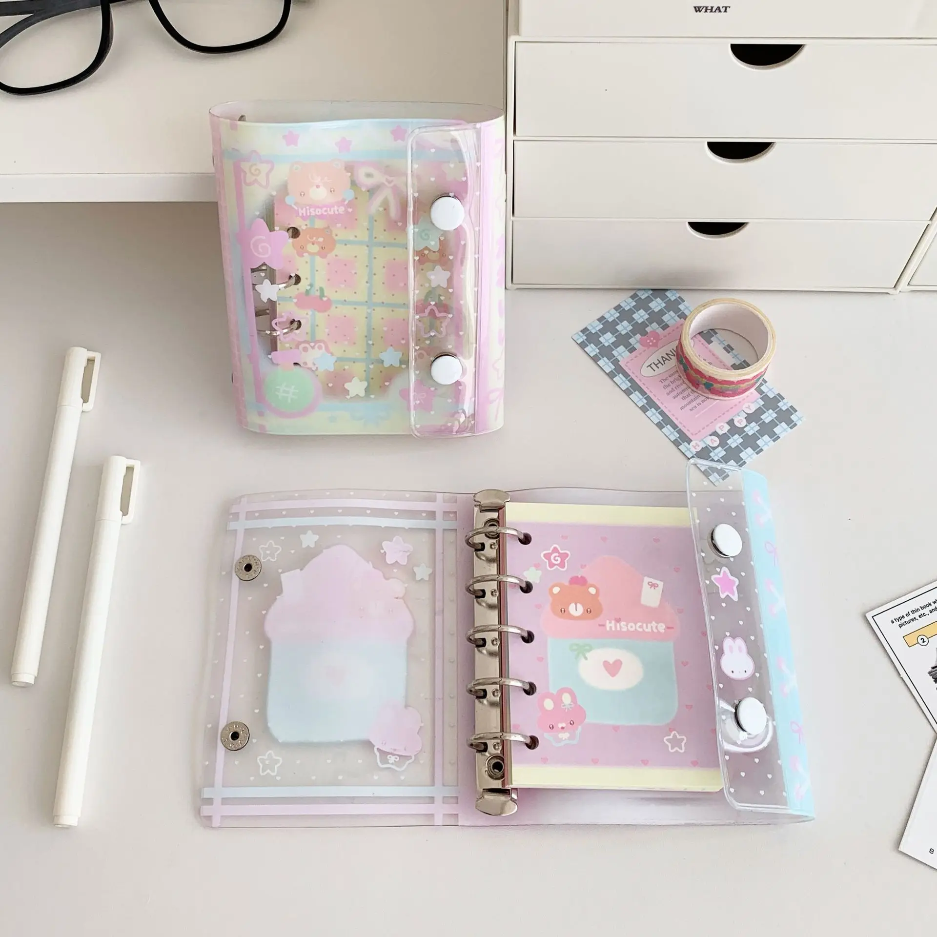 Mini agenda de oso bonito