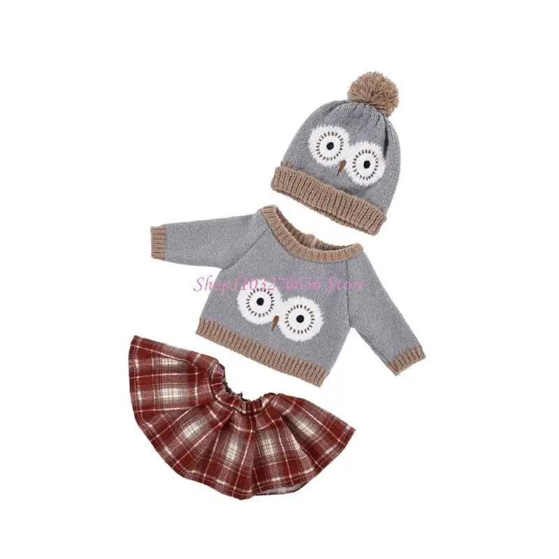 Disfraz Papá Noel para muñeca navideña, traje festivo