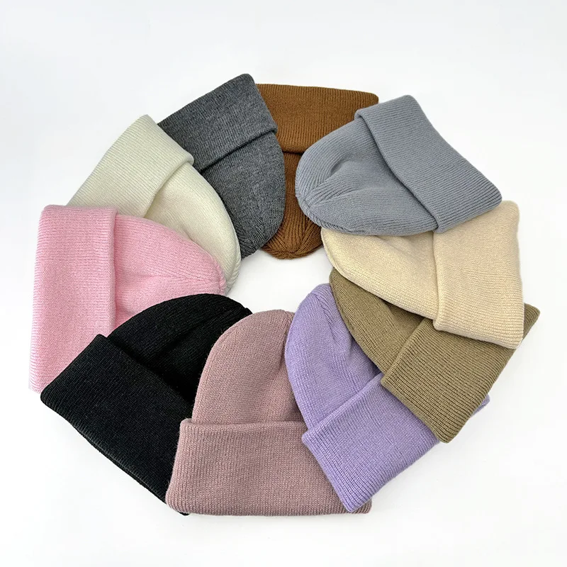 Gorro de invierno punto grueso térmico para bebé, doble capa - imagen 2