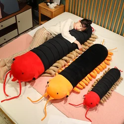 Almohada de peluche ciempiés realista larga para niños