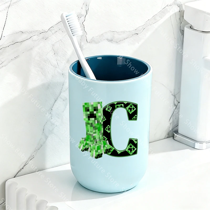 Vaso de enjuague bucal Minecraft kawaii para cepillo dental - imagen 4