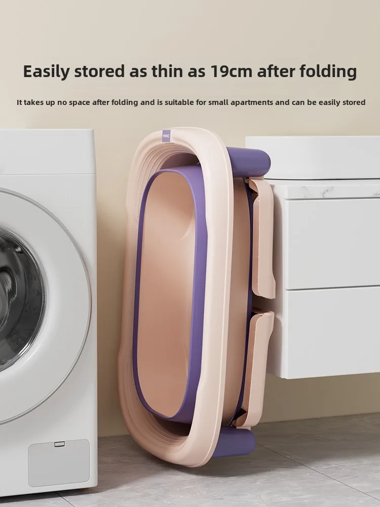 Bañera de baño plegable para bebé y niño recién nacido - imagen 5