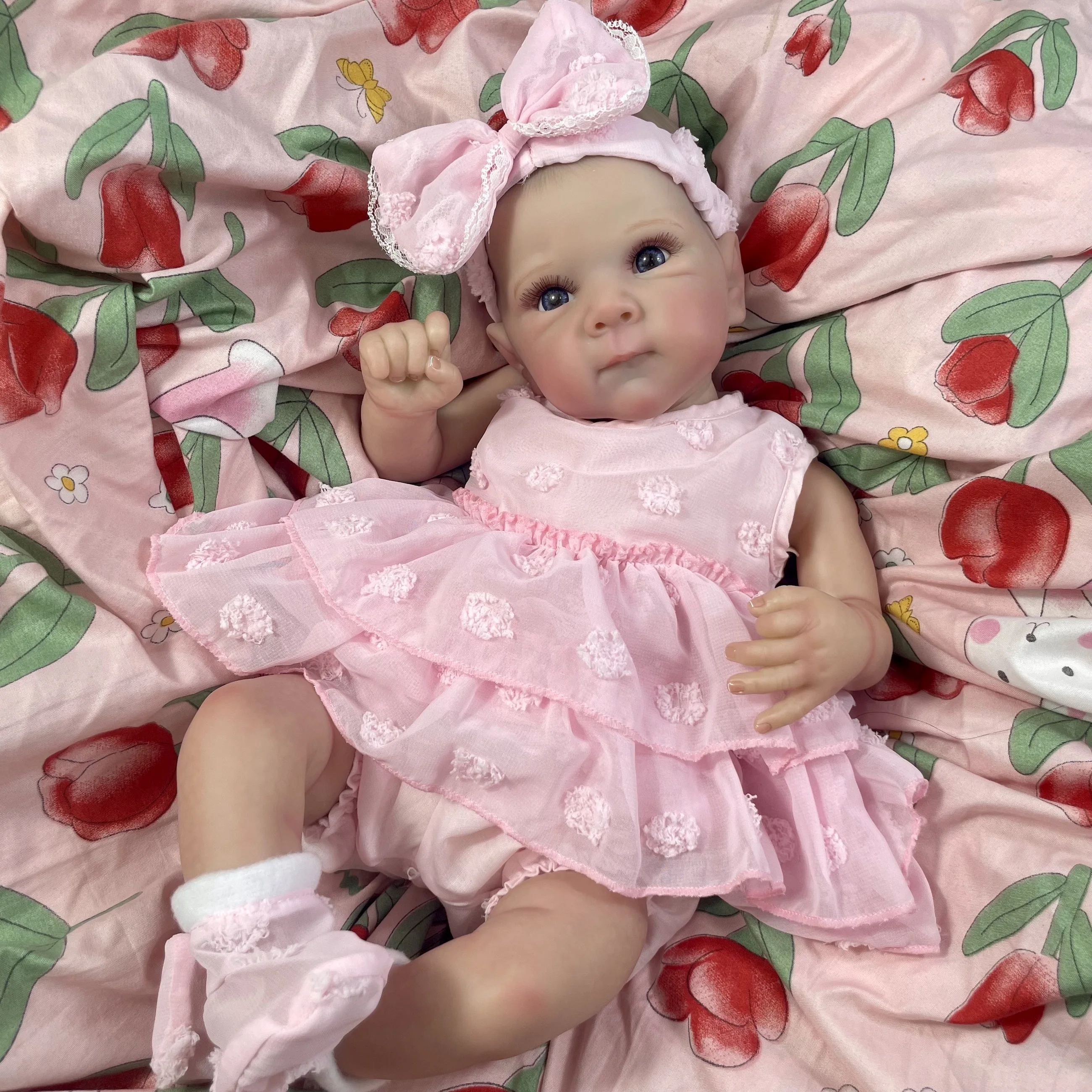 Muñeca Reborn Bettie realista – Piel 3D con venas visibles - imagen 5