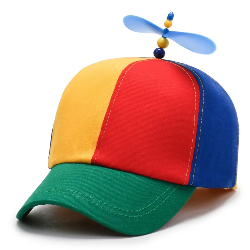 Gorra infantil de baseball con protección solar – Estilo arcoíris - imagen 2
