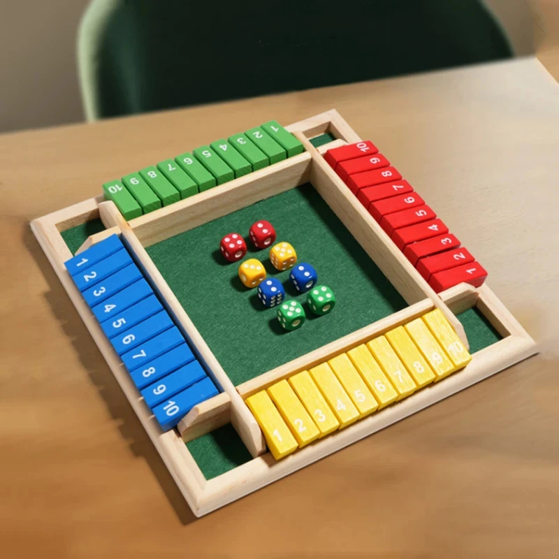 Juego cerrado de dados en madera para niños - imagen 3