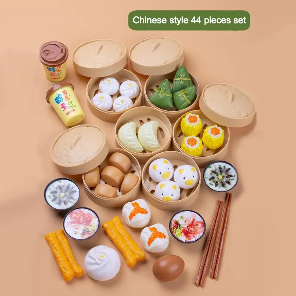 Juego de comida para desayunos, set de cocina infantil - imagen 3