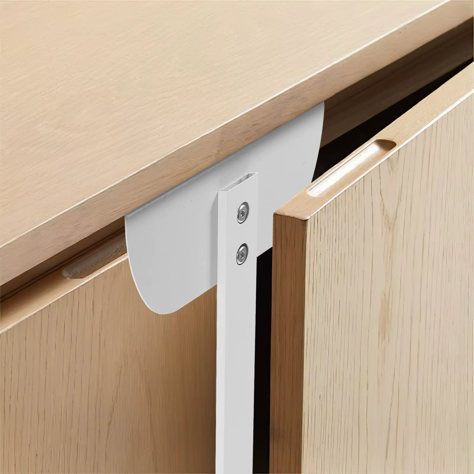 Seguro de seguridad infantil metálico ajustable sin instalación - imagen 2