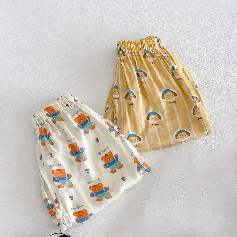 MILANCEL pantalones infantiles de verano con oso y antimosquitos - imagen 2
