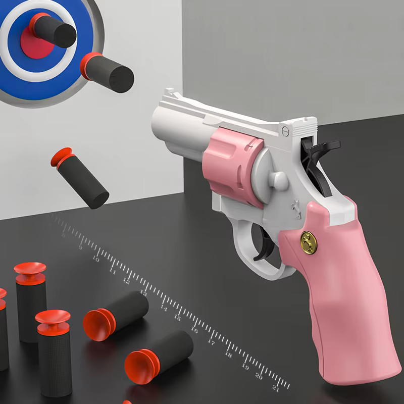 Juguete antiestrés revólver blando mini para niños - imagen 4