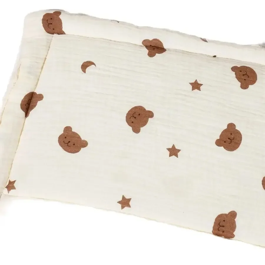 Almohada de algodón suave y transpirable para bebé recién nacido - imagen 4