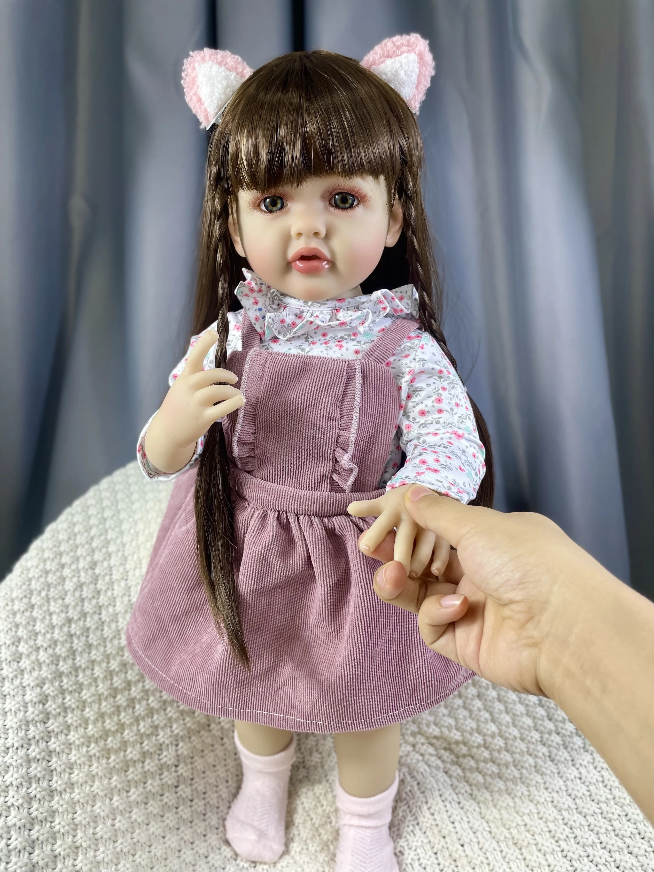 MRB Betty muñeca reborn de vinilo y silicona realista para regalo - imagen 4