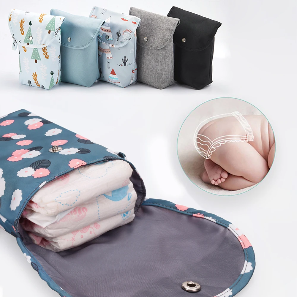 Bolsa de pañales reutilizable impermeable con organizador para bebé