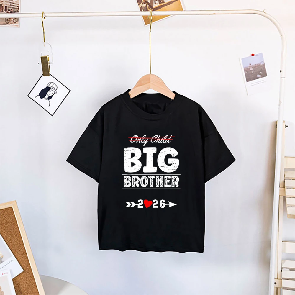 Camiseta hermano mayor niño manga corta estampada para embarazo - imagen 3