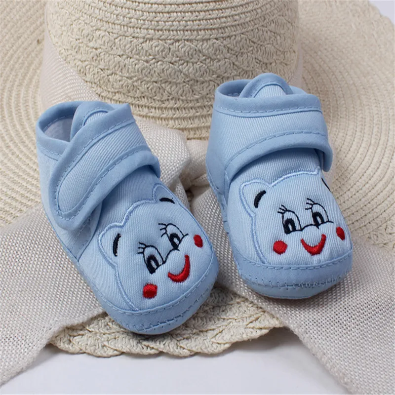 Zapatos de bebé en algodón con suela flexible para primeros pasos - imagen 4