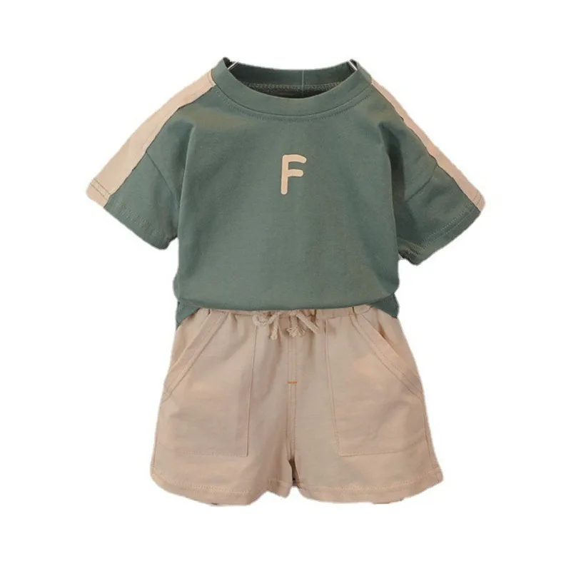 Conjunto veraniego para niñas: camiseta y shorts de algodón - imagen 2