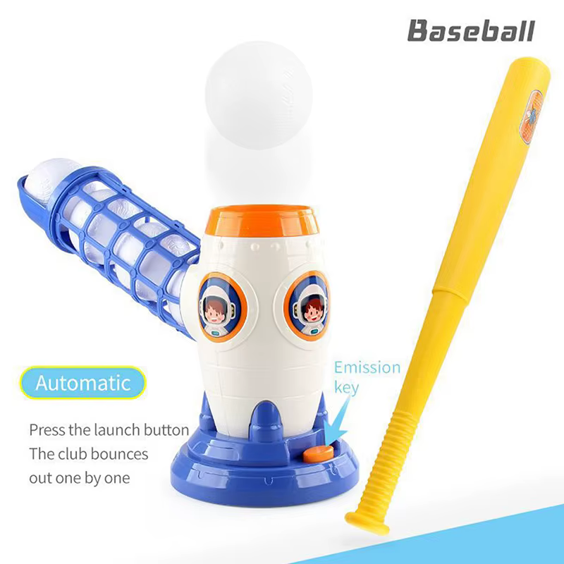 Lanzador de béisbol eléctrico ajustable para niños de exterior - imagen 5