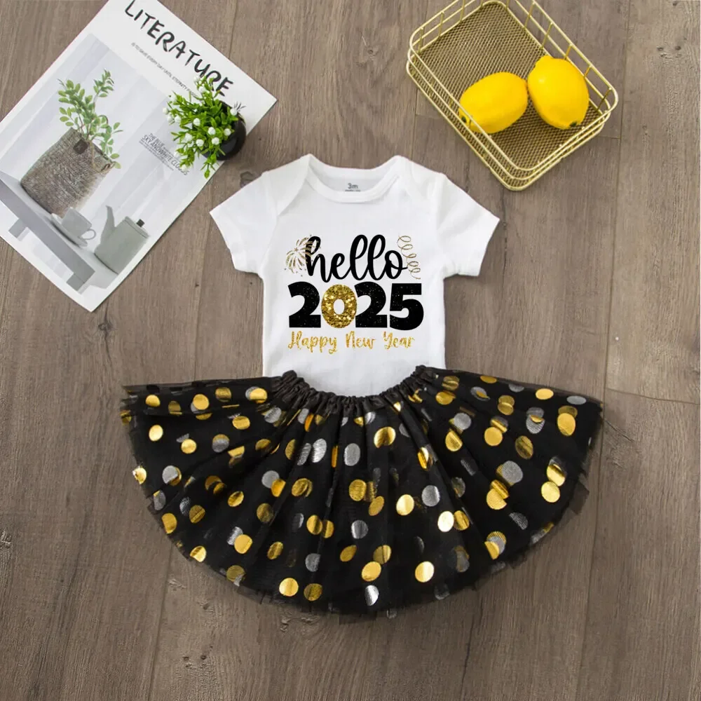 Hello Mono corto con falda tutú para niña - imagen 3
