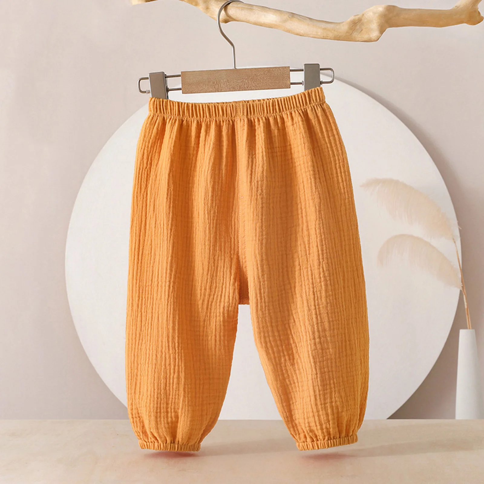 Pantalones bombachos de algodón suave para bebé con cinturilla elástica - imagen 2